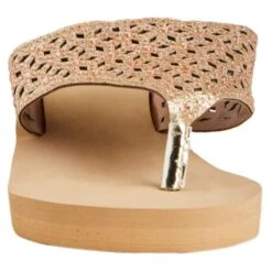 OLIVIA MILLER Women's Shimmer Wedge Sandals -Women Activewear 2082915 205 alt3