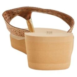 OLIVIA MILLER Women's Shimmer Wedge Sandals -Women Activewear 2082915 205 alt4