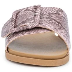 OLIVIA MILLER Women's Mia Buckle Slide Sandals -Women Activewear 2082920 607 alt3