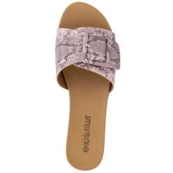 OLIVIA MILLER Women's Mia Buckle Slide Sandals -Women Activewear 2082920 607 alt5