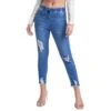 YMI Juniors' High-Rise Denim Ankle Jogger -Women Activewear 2083004 405 main
