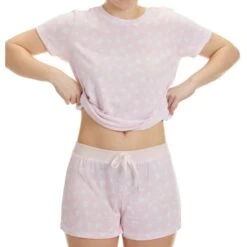 RENE ROFE Women's Hacci Short Pajama Set -Women Activewear 2083270 607 alt2