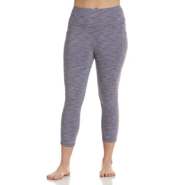 RBX Women's Double Peached Capri-Length Leggings W/ Pockets 3 RBX Women's Double Peached Capri-Length Leggings W/ Pockets