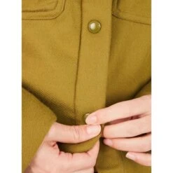 MARMOT Women's Ridgefield Heavyweight Sherpa-Lined Flannel Jacket -Women Activewear 2083629 315 alt3