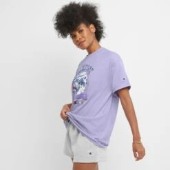CHAMPION Women's Classic Short-Sleeve Loose Tee -Women Activewear 2084216 508 alt2