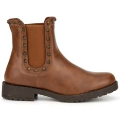 OLIVIA MILLER Women's Belle Studded Chelsea Boots -Women Activewear 2084671 203 alt1