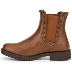 OLIVIA MILLER Women's Belle Studded Chelsea Boots -Women Activewear 2084671 203 alt2