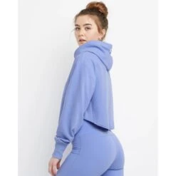 CHAMPION Juniors' Reverse Weave Crop Curve Hem Hoodie 7 CHAMPION Juniors' Reverse Weave Crop Curve Hem Hoodie -Women Activewear 2084731 405 alt2