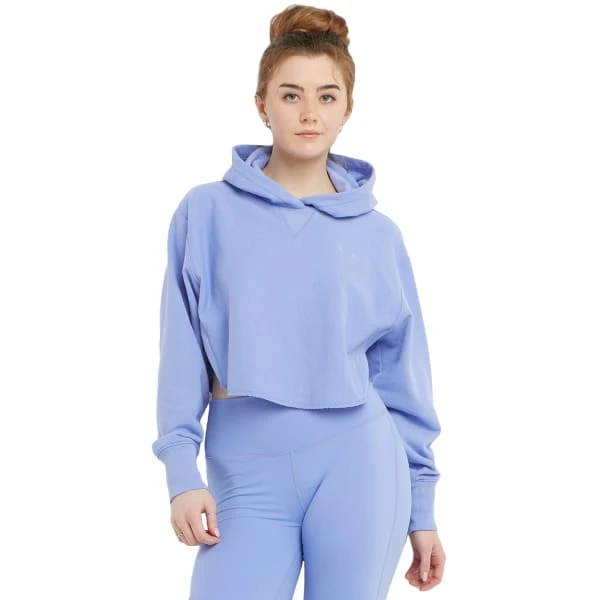 CHAMPION Juniors' Reverse Weave Crop Curve Hem Hoodie 3 CHAMPION Juniors' Reverse Weave Crop Curve Hem Hoodie