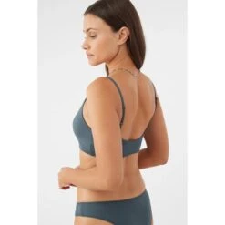 O'NEILL Juniors' Saltwater Solids Swim Top -Women Activewear 2085060 003 alt1