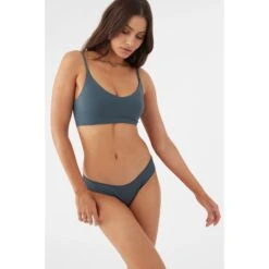 O'NEILL Juniors' Saltwater Solids Swim Top -Women Activewear 2085060 003 alt6