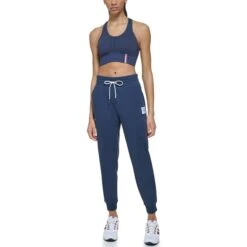 TOMMY HILFIGER Women's French Terry Tapered Joggers -Women Activewear 2085558 402 alt4