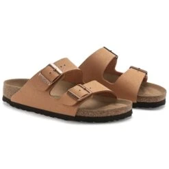 BIRKENSTOCK Women's Arizona Vegan Birkibuc Sandal, Narrow -Women Activewear 2085989 205 alt2