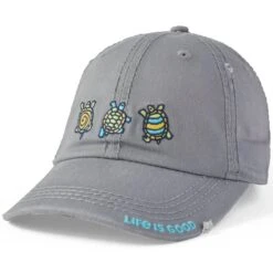 LIFE IS GOOD Women's Peace Turtles Sunwashed Chill Cap