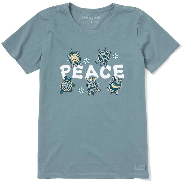 LIFE IS GOOD Women's Peace Turtles Short-Sleeve Tee 3 LIFE IS GOOD Women's Peace Turtles Short-Sleeve Tee