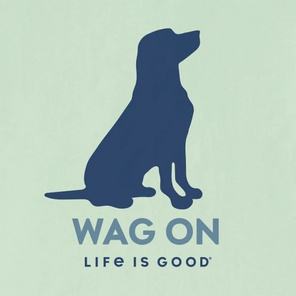 LIFE IS GOOD Women's Wag On Lab Snuggle Up Relaxed Short-Sleeve Sleep Vee 5 LIFE IS GOOD Women's Wag On Lab Snuggle Up Relaxed Short-Sleeve Sleep Vee - Image 3
