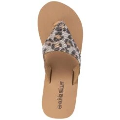 OLIVIA MILLER Women's Animal Print Wedge Sandals -Women Activewear 2087791 205 alt5