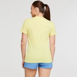 COTOPAXI Women's Disco Wave Organic Short-Sleeve Tee -Women Activewear 2088337 740 alt3