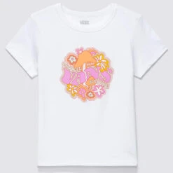 VANS Juniors' Resort To Nature Mini Short-Sleeve Tee -Women Activewear 2089355 101 alt4