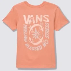 VANS Juniors' Feeling Blessed Short-Sleeve Tee -Women Activewear 2089357 611 alt5