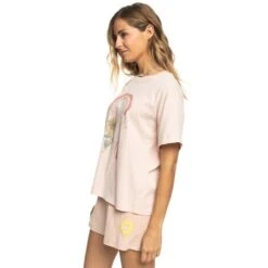 ROXY Juniors' Moonlight Sunset A Oversized Boyfriend Short-Sleeve Tee -Women Activewear 2089413 807 alt2