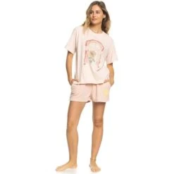 ROXY Juniors' Moonlight Sunset A Oversized Boyfriend Short-Sleeve Tee -Women Activewear 2089413 807 alt4