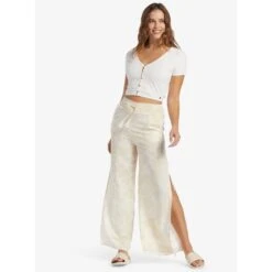 ROXY Juniors' Tropical Rhythm Beachy Pants -Women Activewear 2089418 908 alt5